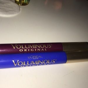 Burgundy and Cobalt Blue L’ORÉAL Mascara